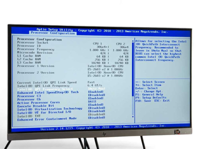 Intel Server S2600P 2x Intel Xeon E5-2603 v2 @ 1.80Ghz, 32GB RAM  -