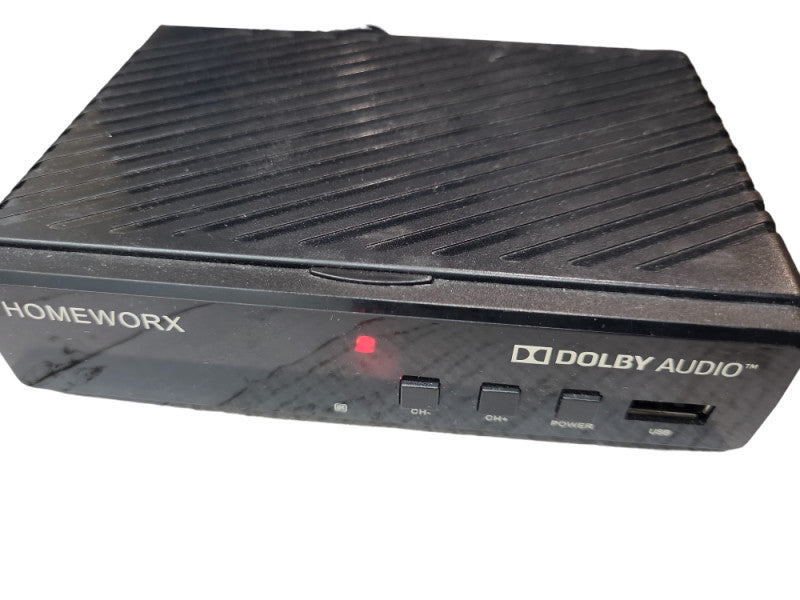 Mediasonic HomeWorx HDTV ATSC Digital Converter Box TV Recording HW130STB &