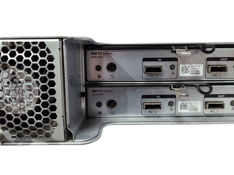DELL POWERVAULT MD1200 SAN Storage Array, 2x MD12 Series 6Gb SAS, 2x 600W PSU