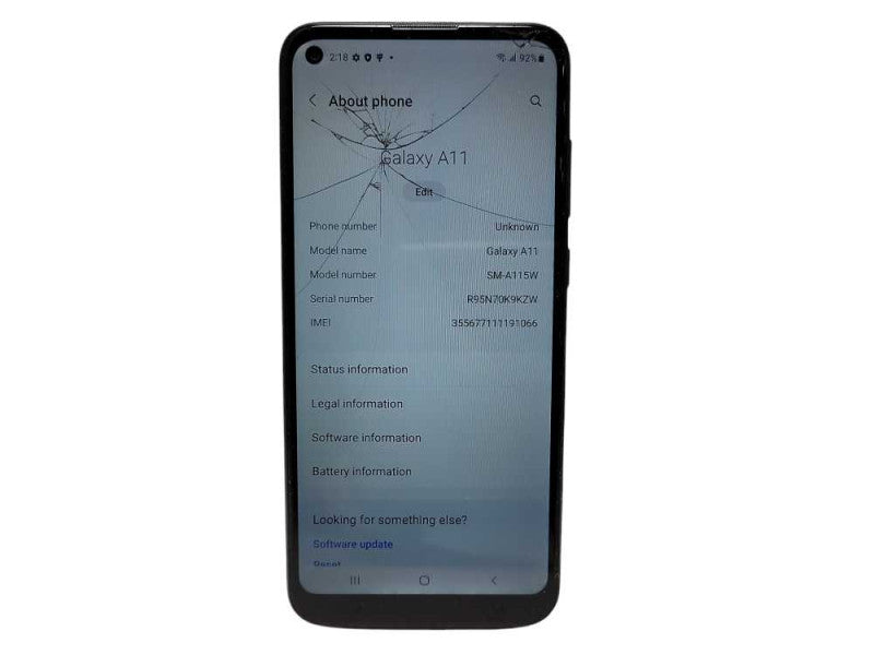 Samsung Galaxy A11 (SM-A115W) 32GB READ $