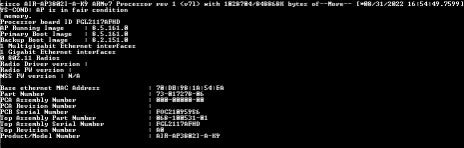 Cisco AIR-ap3802I-A-K9 Dual Band AP Q%