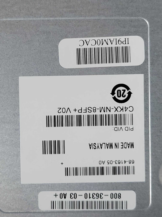 Cisco C4KX-NM-8SFP+ 8-Port 10GE Ethernet Network Module  Q_