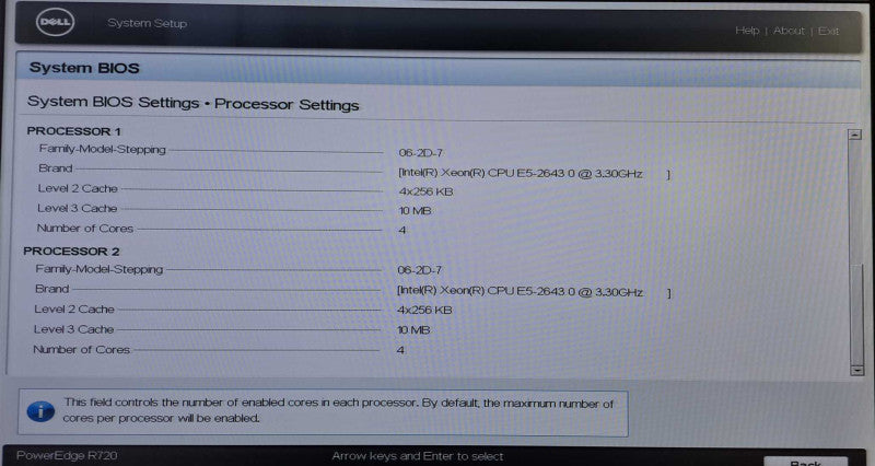 Dell R720 2U 8x 3.5\\" | 2x Xeon E5-2643 @3.3GHz 4C, 32GB Ram, H710 Mini, 2x PS
