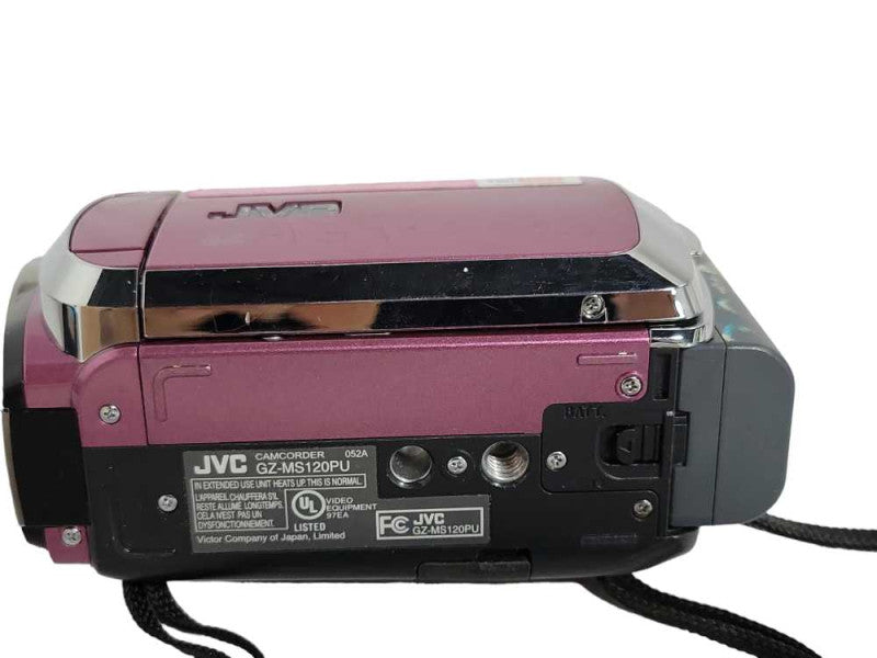 JVC Everio GZ-MS120RU Flash Camcorder Red W/Battery, No Charger, READ _