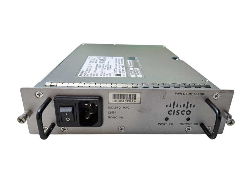 Cisco PWR-C49M-1000AC Catalyst 4900 Series 1000W AC Switch Power Supply Q