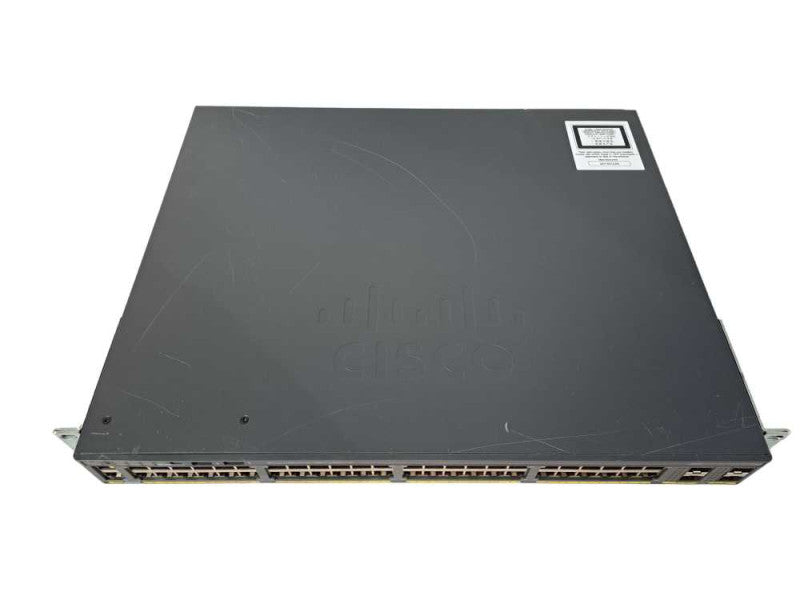 Cisco WS-C2960X-48FPS-L V03 | 48 Port Gigabit PoE+ 740W Switch | 4x SFP Q