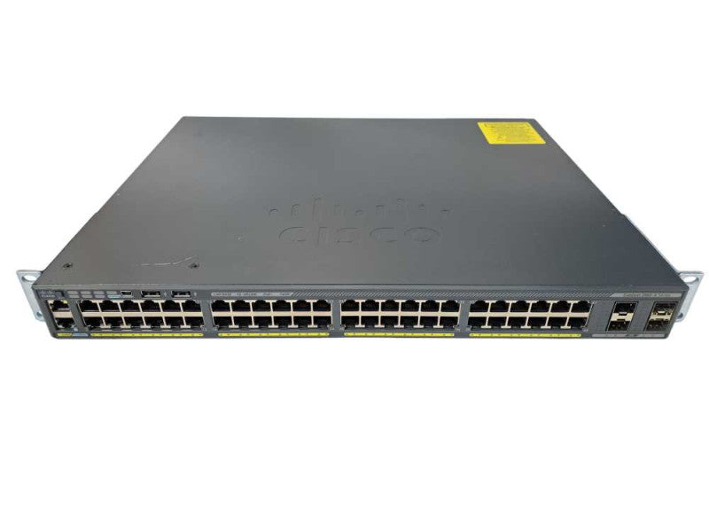 Cisco WS-C2960X-48FPS-L V07 | 48 Port Gigabit PoE+ 740W Switch | 4x SFP