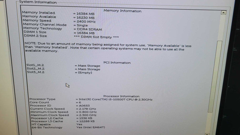 Dell OptiPlex 7080- Core i5-10500T | 16GB RAM | 512GB NVME + PWR Q%
