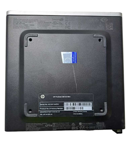 HP ProDesk 400 G3 USFF | i5-7500T @2.7GHz 4C, 8GB DDR4, 256GB SSD