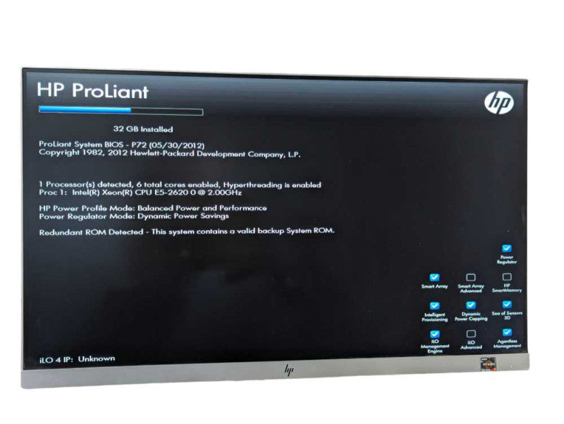 HP ProLiant ML350p Gen8 Intel Xeon E5-2620 0 @ 2.00GHz, 32GB RAM  - -