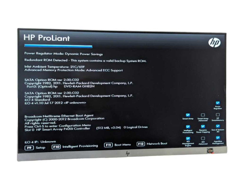HP ProLiant ML350p Gen8 Intel Xeon E5-2620 0 @ 2.00GHz, 32GB RAM  - -