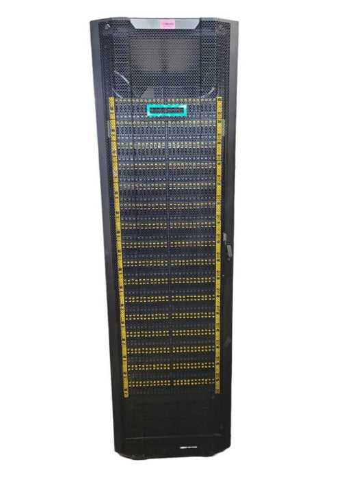 HPE E642 1075 Rack w/ 18x 3PAR StoreServer 8000 Series 4x HP P9Q41A PDUs READ _