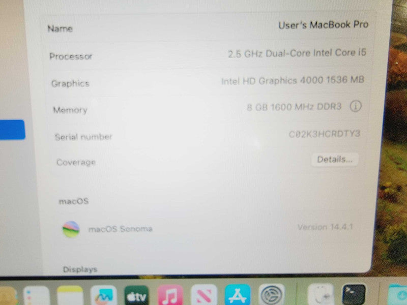Apple Macbook Pro 2012 13\\" Core i5-3210M @ 2.5GHz 8GB DDR3 120GB SSD [Read] (