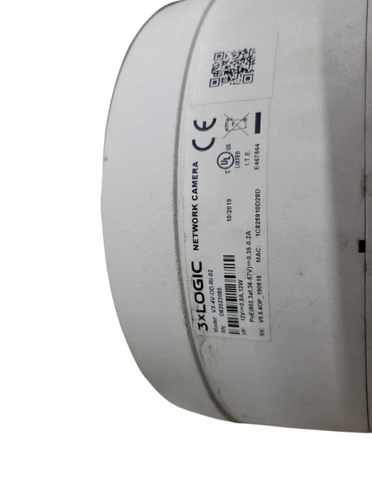 3XLOGIC INC VX-4V-OD-RI-02 VISIX 4MP, V-SERIES, IP OUTDOOR DOME 2.8MM-12MM  %