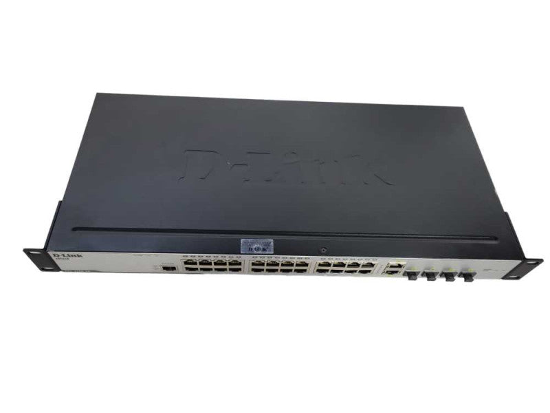 D-Link xStack  Managed 24-Port 10/100 Stackable Switch, 2 100/1000 SFP Port !