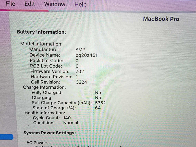 Apple Macbook Pro Retina 2015 13\\" Core i5-5257U @ 2.7GHz 8GB DDR3 250GB SSD (