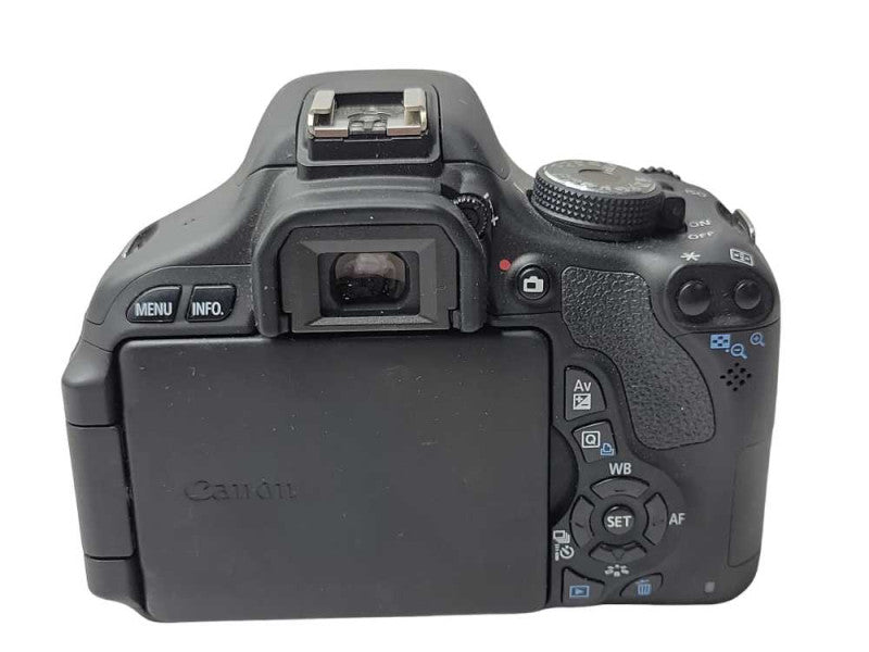 Canon EOS Rebel T3I 18 MP Digital Camera w/ sigma 30mm lens no battery SEE _