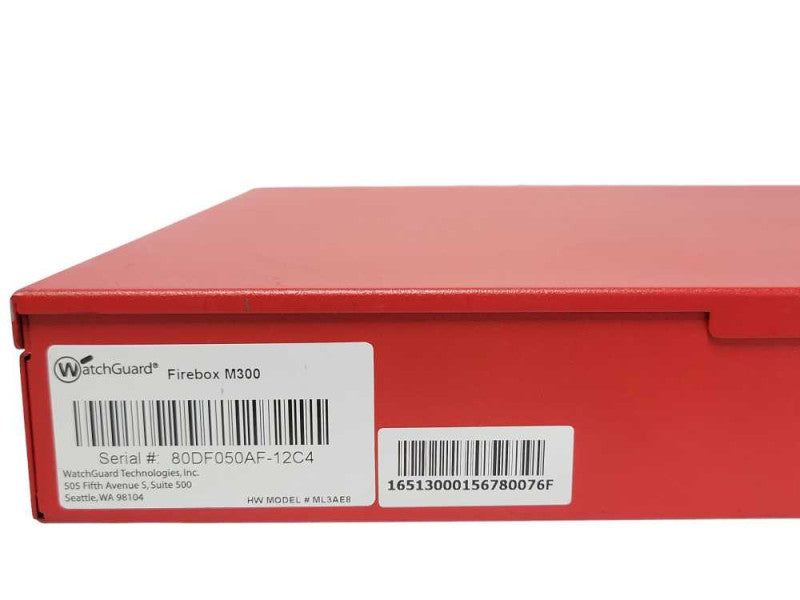 Watchguard FireBox M300 ML3AE8 8-Port Network Security Firewall Appliance SEE _