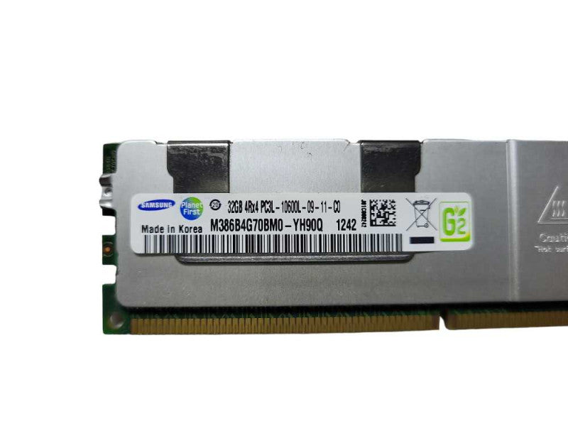 Samsung 32GB 4Rx4 PC3L-10600L DDR3 ECC Load Reduced Server RAM Q$
