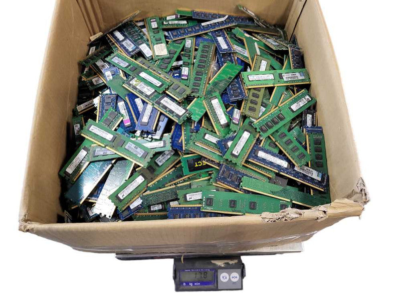 Scrap Non-Heat sink RAM/Memory 39.3lb/17.8KG AS-IS READ $