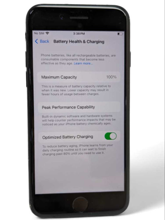 Apple iPhone SE (3rd generation) 64GB Unlocked 100% Battery -