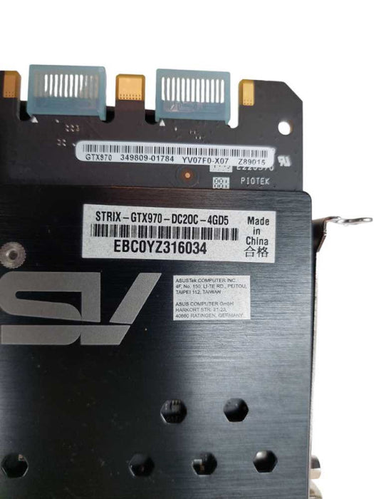 ASUS STRIX Direct CU II GTX 970 Graphics Card  =