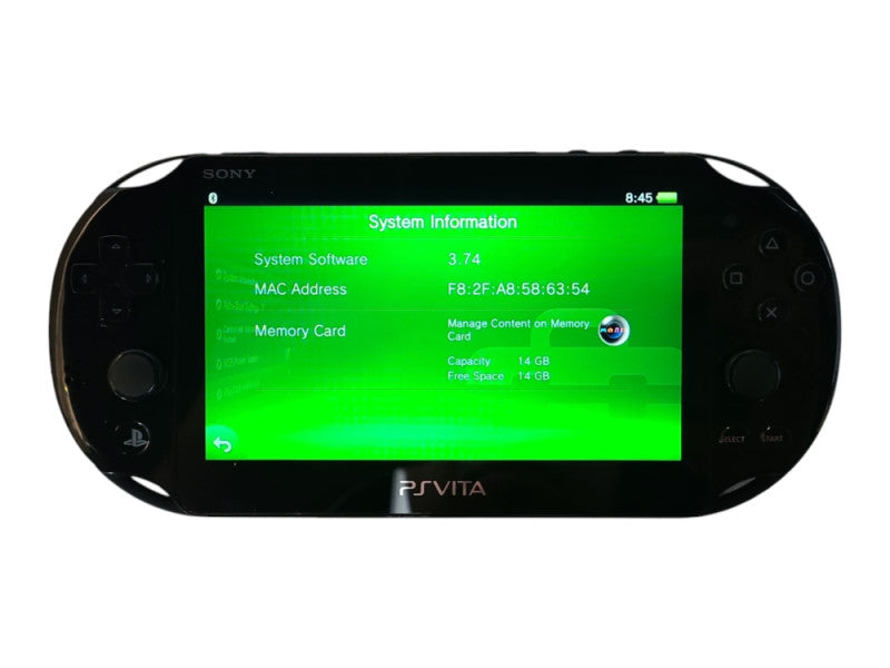 Sony PS Vita Slim PCH-2000, 1GB Handheld System w/ 16GB Micro SD Card ,Black
