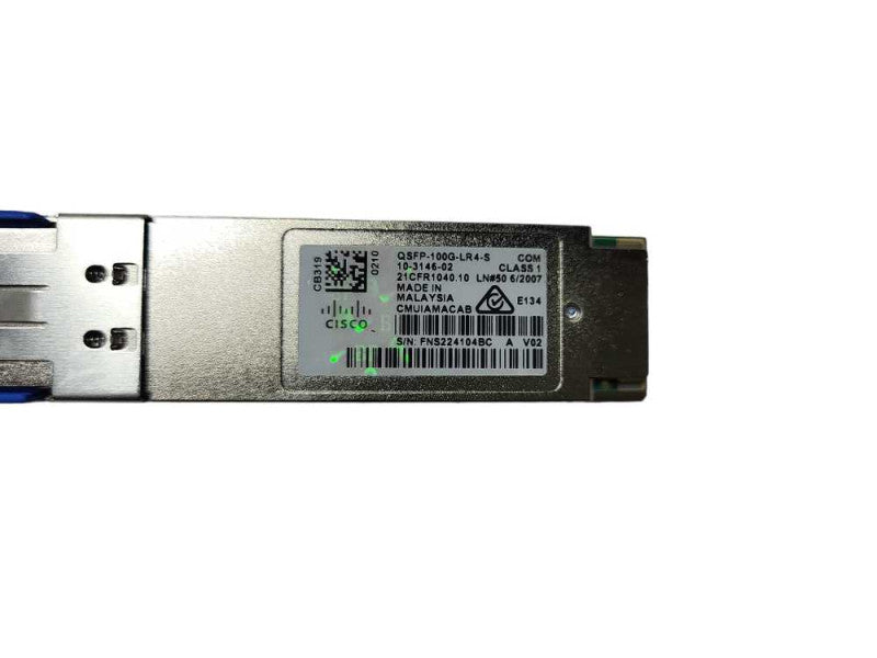Cisco 100GB QSFP-100G-LR4-S P/N 10-3146-01 Transceiver Module Q$