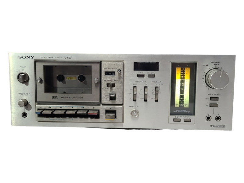 Sony TC-K60, Cassette Tape Deck Recorder Player, READ
