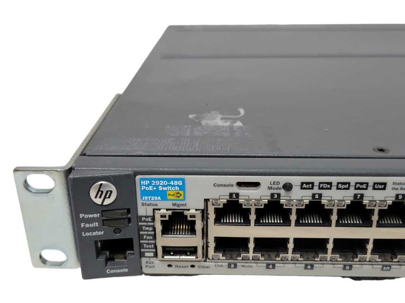 HP 2920-48G-PoE+ J9729A 48-Port Managed Gigabit Network Switch  _