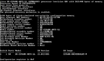 CISCO WS-C2960X-48TS-LL 48 Port Gigbit 2x SFP !