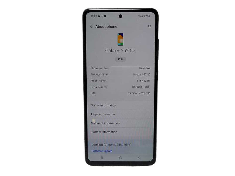 Samsung Galaxy A52 5G (SM-A526W) 128GB READ  $