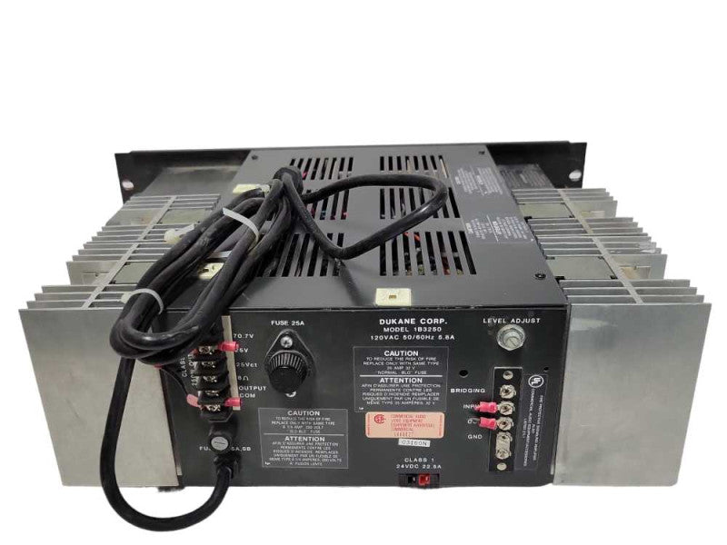 Dukane 1B3250 250 Watt Audio Amplifier, READ Q_