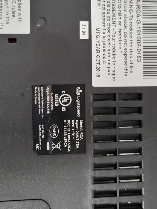 LightSpeed RedCAT RCA Speaker, No Battery, No Remote _
