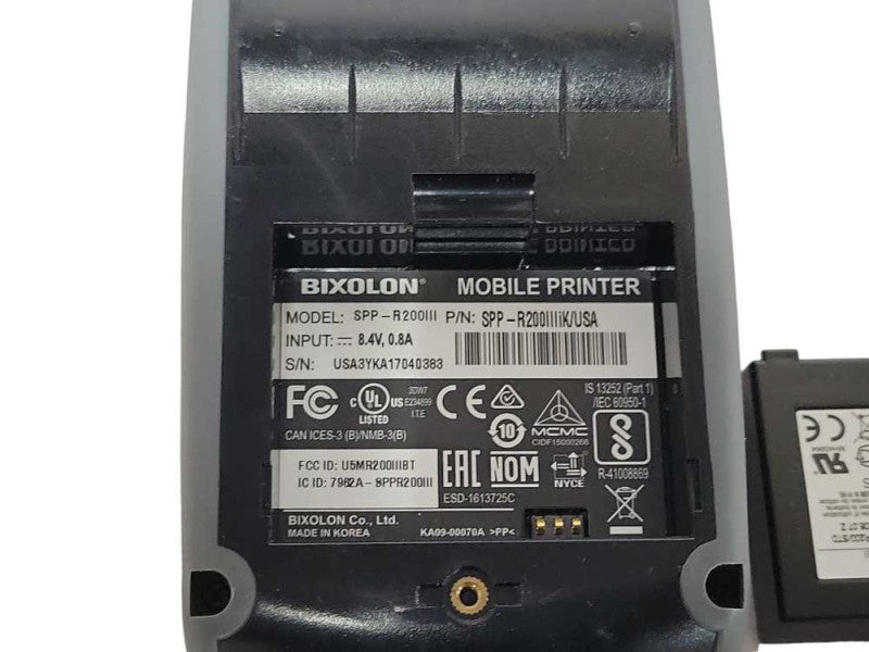 Bixolon Mobile printer SPP-R200III Direct Thermal Printer, READ Q_