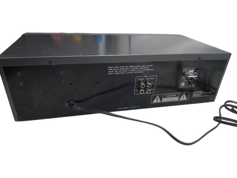 JVC Stereo Double Cassette Deck Model: TD-W107 =