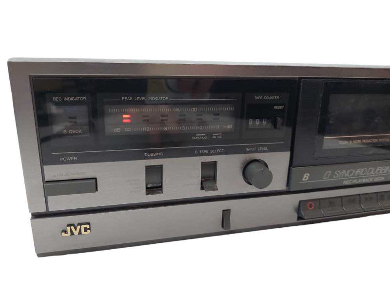 JVC Stereo Double Cassette Deck Model: TD-W107 =