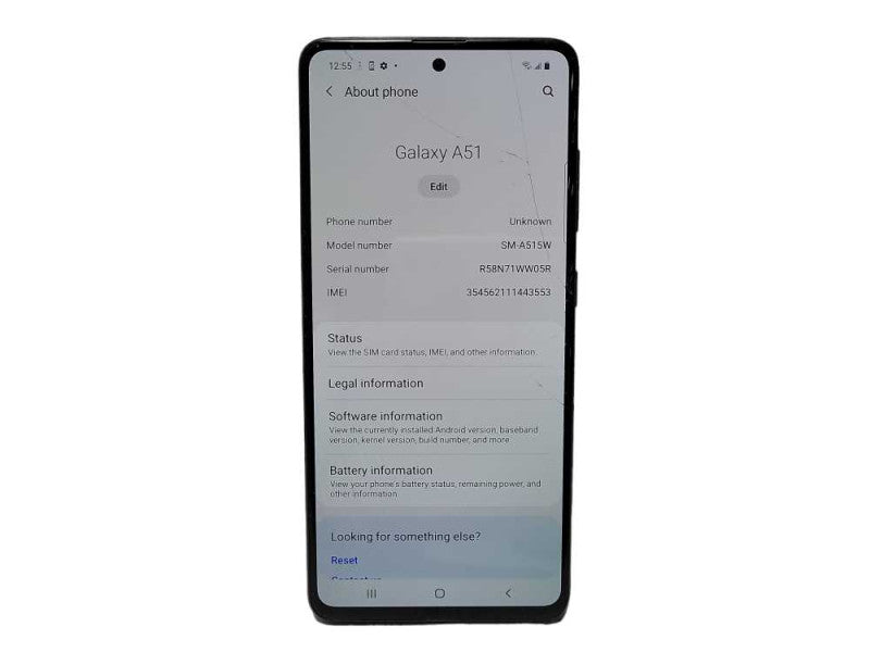 Samsung Galaxy A51 64GB (SM-A515W) READ $