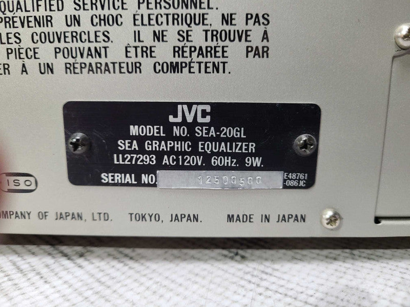 JVC SEA-20GL SEA Stereo Graphic Equalizer