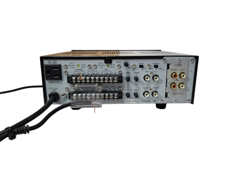 TOA Integrated Amplifier BG-1060, READ