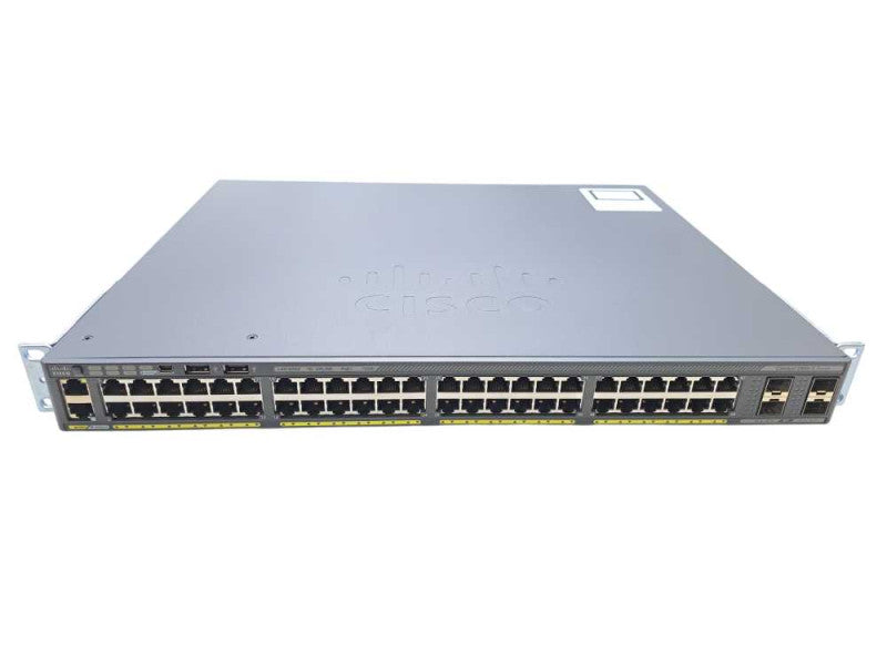 Cisco WS-C2960X-48FPS-L V02 | 48 Port Gigabit PoE+ 740W Switch | 4x SFP
