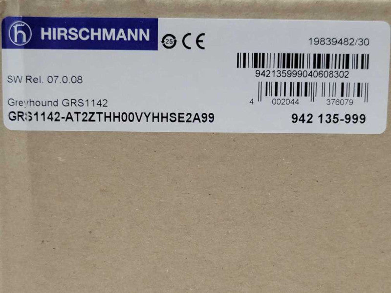 Open-Box HIRSCHMANN Greyhound GRS1142 Switch, No PSU !