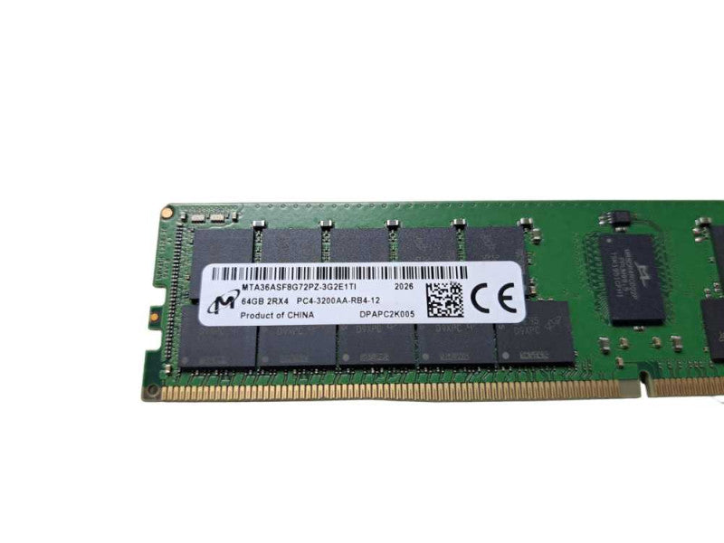 Micron 64GB 2RX4 PC4-3200AA-RB4-12 | DDR4 Server Memory Q
