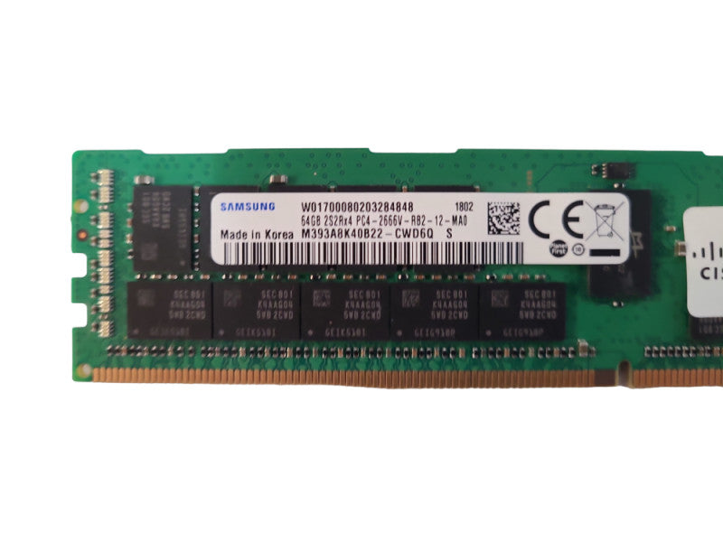 Samsung 64GB 2S2Rx4 PC4-2666V-RB2-12, Server RAM Q