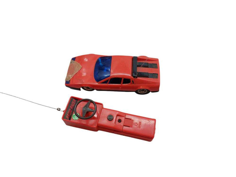 Vintage Radio Racer Remote Control Toy Car with Remote =