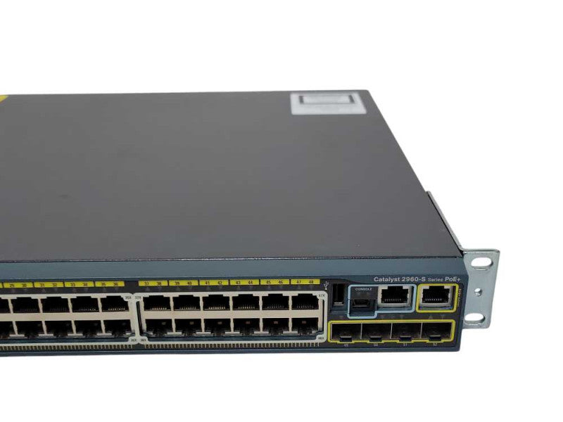 Cisco WS-C2960S-48FPS-L 48-Port PoE+ Managed Gigabit Switch Q_