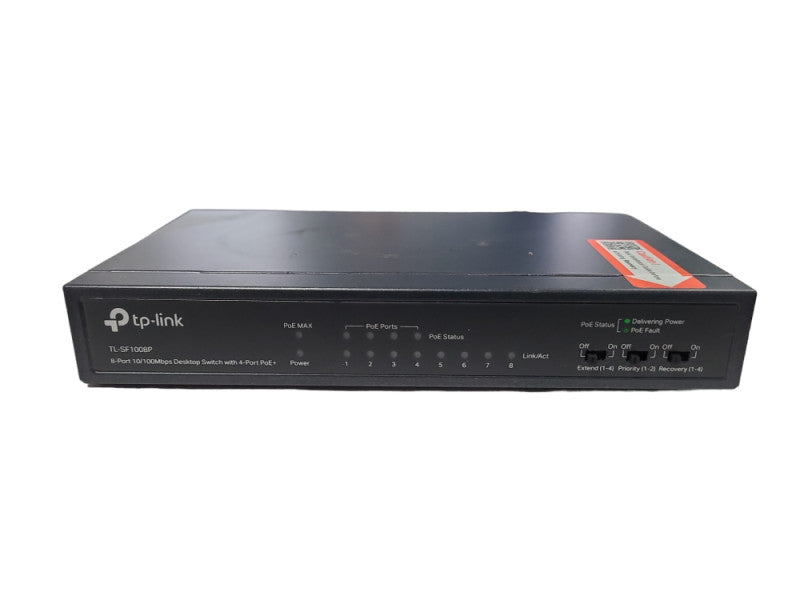 TP-LINK Technologies TL-SF1008P v5.0 8-Ports/ 4-POE Desktop Switch