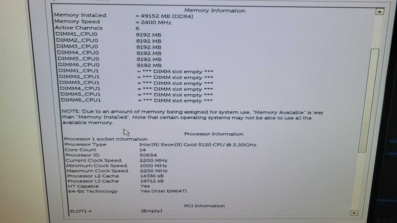 Dell Precision 7820 - Xeon Gold 5120 | 48GB RAM | WX7100 8GB | 1TB NVMe  %