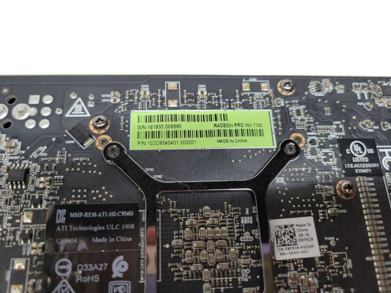 AMD RADEON PRO WX7100 8GB %