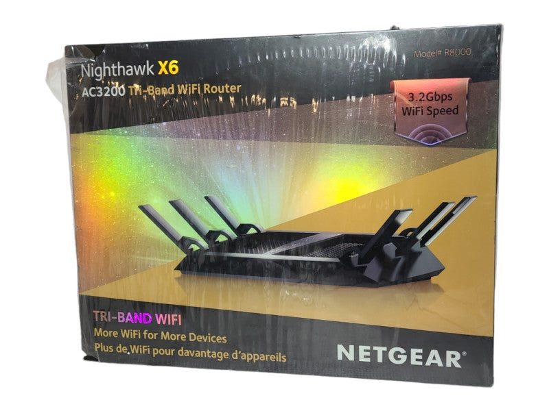 *NEW SEALED* Netgear Nighthawk X6 AC3200 Tri-Band Wi-Fi Wireless Router R8000